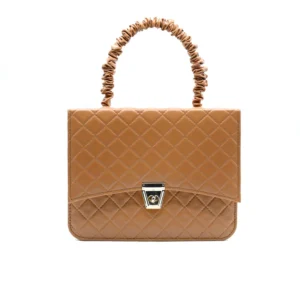 Luxeira Bella Quilta Tote Bag Brown