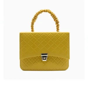 Luxeira Bella Quilta Tote Bag Yellow
